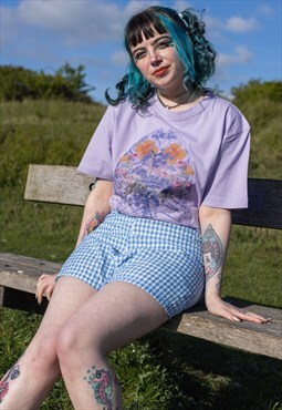 Lavender Ribcage Lilac Graphic Tee