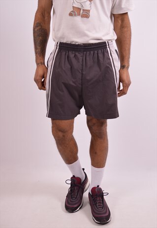 LOTTO MENS VINTAGE SHORTS LARGE BROWN 90S