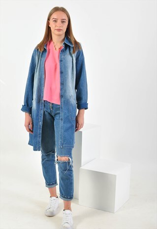 VINTAGE 90'S MAXI DENIM SHIRT