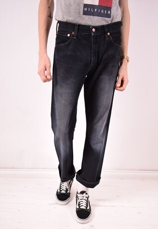 LEVI'S 507 MENS VINTAGE JEANS W30 L30 BLUE 90S