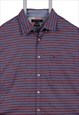 VINTAGE 90'S TOMMY HILFIGER SHIRT SHORT SLEEVE STRIPED