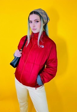 Vintage 90s North Face Red Puffer Coat