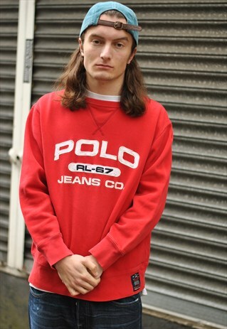 VINTAGE POLO RALPH LAUREN SPELL OUT SWEATER