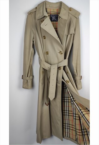 Vintage Burberry Trenchcoat in Beige with Nova Check
