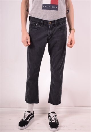 LEVI'S 511 MENS VINTAGE JEANS W32 L30 BLACK 90S