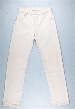 90s Levis Beige White Tab Jeans - B2245