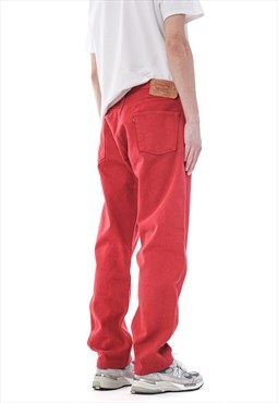 Vintage LEVIS 501 Jeans 90s Red