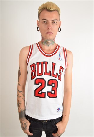 VINTAGE CHAMPION TANK TOP JORDAN BULLS (2461)