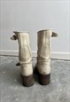 VINTAGE Y2K SENDRA  BUTTERFLY BIKER BOOTS (LIMITED EDITION)