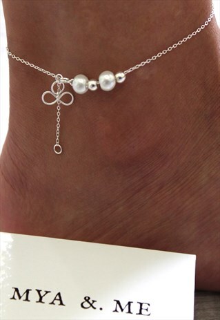 "WHEN I SAID FOREVER" ANKLET 925 STERLING SILVER