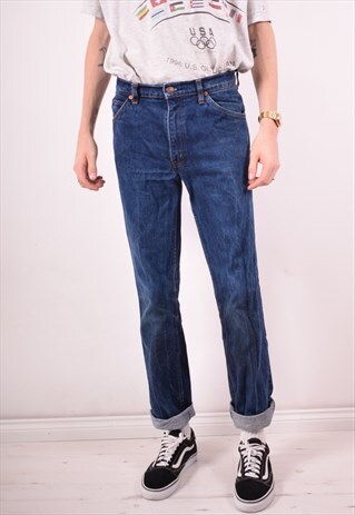 LEVI'S MENS VINTAGE JEANS W32 L34 BLUE 90S