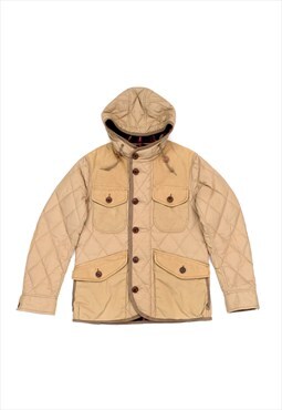 Junya Watanabe Designer quilted hooded jacket 