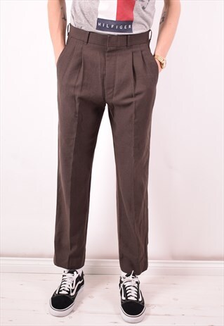 LEVI'S MENS VINTAGE TROUSERS W32 L30 BROWN 90S
