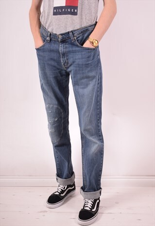 LEVI'S MENS VINTAGE JEANS W33 L34 BLUE 90S