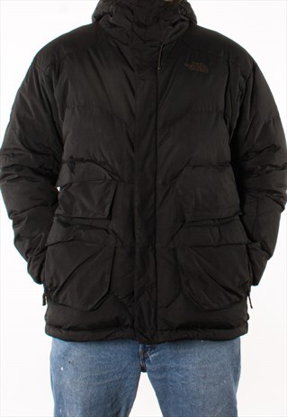 VINTAGE BLACK THE NORTH FACE PUFFER JACKET