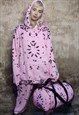PAISLEY DUFFEL BAG SPORTS WEEKENDER BANDANNA BAG IN PINK