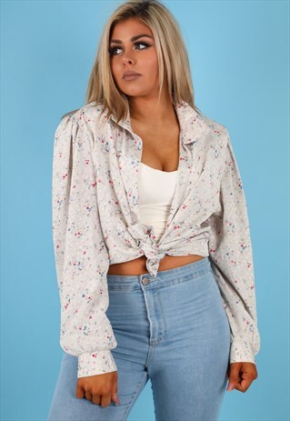 VINTAGE PATTERN SHIRT IN MULTI NS147