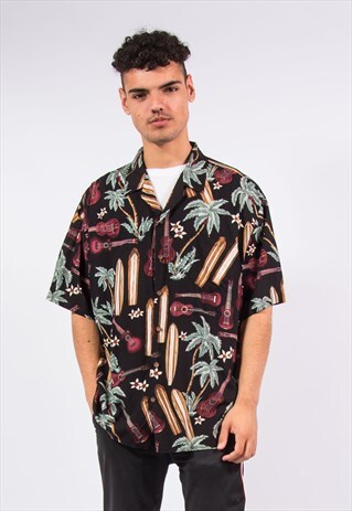 90'S VINTAGE HAWAIIAN BEACH SHIRT