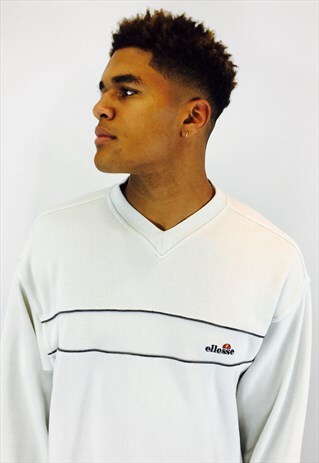 ELLESSE THICK COTTON LONG SLEEVE T SHIRT