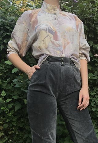 80S PASTEL SILK SHIRT