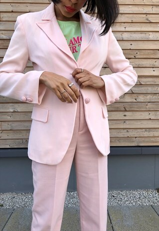 VINTAGE BABY PINK BLAZER