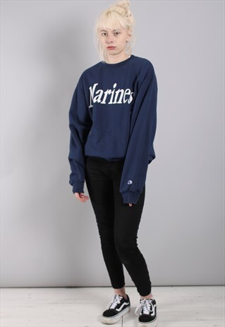 VINTAGE CHAMPION "MARINES" SWEATSHIRT