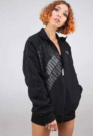 VINTAGE RETRO OVERSIZED PUMA FESTIVAL WINDBREAKER JACKET