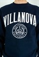 VINTAGE MENS S VILLANOVA WILDCATS SWEATSHIRT NCAA PULLOVER