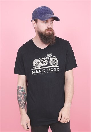 VINTAGE BIKER MOTORCYCLE T-SHIRT /R6038