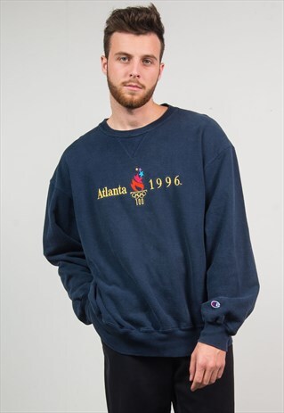 VINTAGE CHAMPION SWEATSHIRT ATLANTA 1996 OLYMPICS