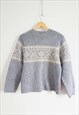 VINTAGE LL BEAN PURE WOOL MOHAIR SWEATER SIZE S WOOL LIGHT