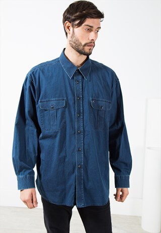 VINTAGE TOMMY HILFIGER SHIRT / S4914