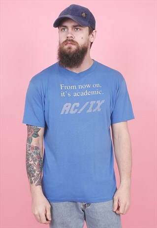 VINTAGE USA ACADEMIC T-SHIRT /R6051