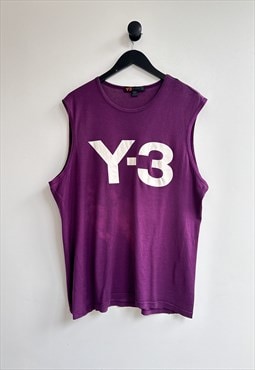 Adidas Y-3 Logo Sleeveless Tank Top