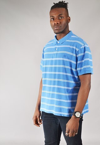 VINTAGE RALPH LAUREN CHAPS POLO SHIRT BLUE