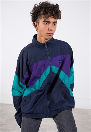 VINTAGE RARE 90S REEBOK SHELL JACKET / S0411