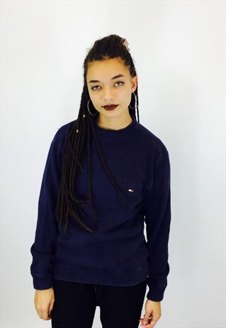 TOMMY HILFIGER 90S COTTON KNIT JUMPER