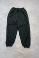 VINTAGE TRACK PANTS ELASTICATED WAIST JOGGERS