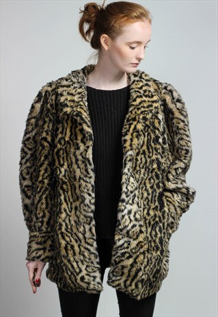 VINTAGE FAUX FUR JACKET