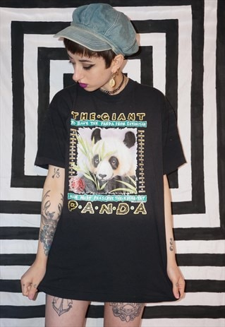 VINTAGE 90'S SAVE THE PANDAS T-SHIRT