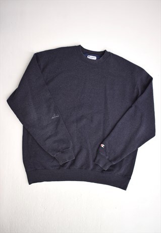 VINTAGE 90S CHAMPION BLUE CHARCOAL SWEATSHIRT