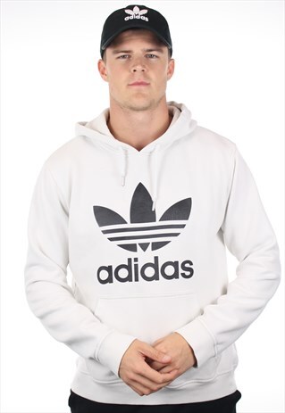 VINTAGE ADIDAS ORIGINALS BIG LOGO HOODIE SWEATSHIRT