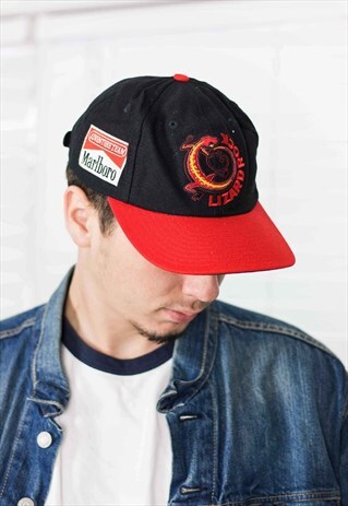 VINTAGE MARLBORO BASEBALL CAP LOGO 90S ONE SIZE 3.3