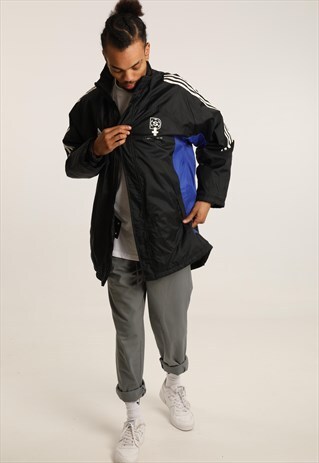 VINTAGE ADIDAS PADDED COACH JACKET