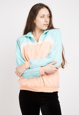 VINTAGE WHITE MS PAQUETTE SHELL JACKET