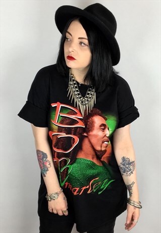 VINTAGE BOB MARLEY T-SHIRT SIZE LARGE/XL