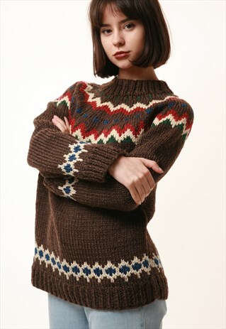 90S VINTAGE OLDSCHOOL KNITWEAR SWEATER JUMPER 16119