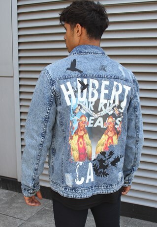DISTRESSED TWIN DENIM JACKET