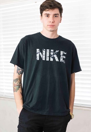 VINTAGE NIKE T-SHIRT LOGO 90S L 7.8
