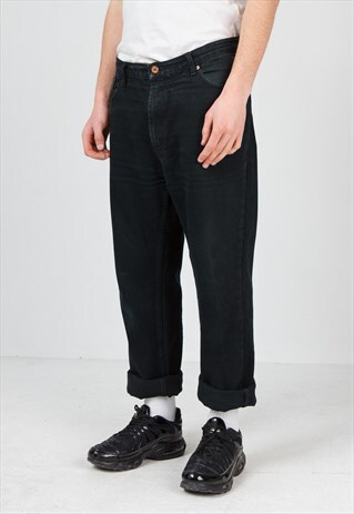 VINTAGE BLACK LEVI'S 501 FIT DENIM JEANS